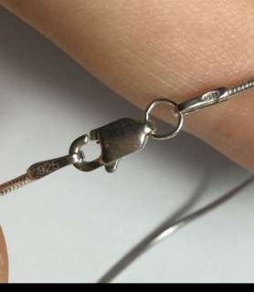 US 925 Sterling Silver Necklace 美國 925 純銀 頸鏈 Silver tone Metallic 金屬 銀 銀色 純正 hallmark 頸鍊 項鍊 項鏈64200587778563110
