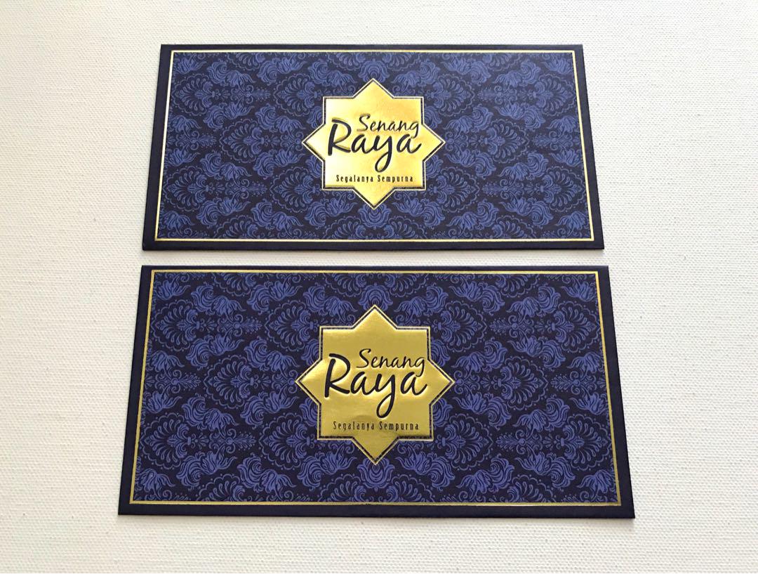 2pcs Aeon Credit 2018 Raya Packet Sampul Raya Sdr Design Craft Others On Carousell