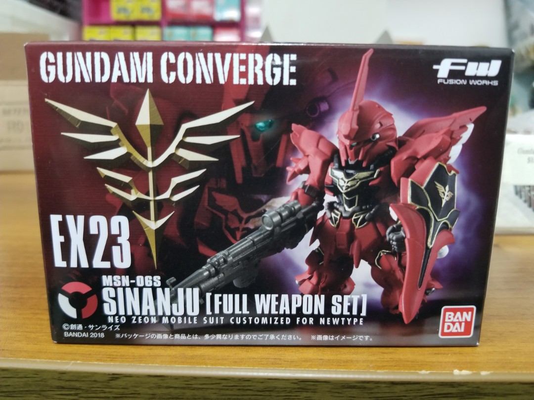 GUNDAM CONVERGE EX23 MSN-06S SINANJU FW Gundam Converge EX23