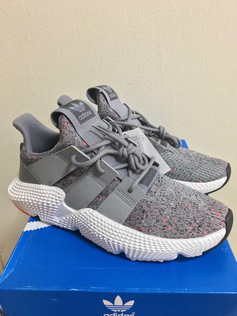adidas prophere white grey