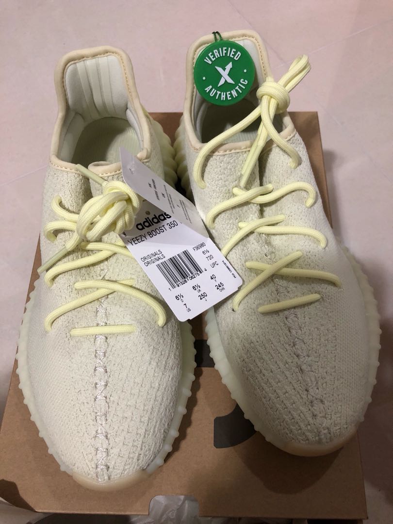 Adidas Yeezy Boost 350 V2 Butter Ebay Adidas Yeezy Boost 350 V2 Butter, Men's Fashion, Footwear, Sneakers on
