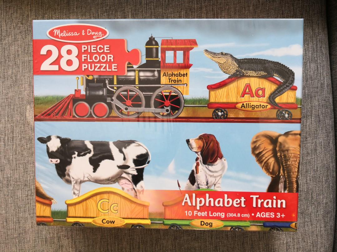 Alphabet Train 28 Pieces Floor Puzzle Babies Kids Toys