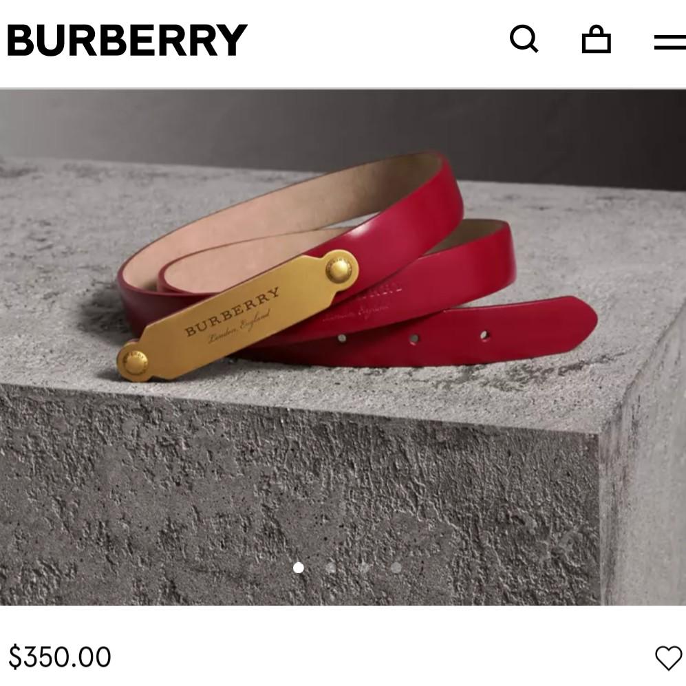 burberry belt womens red