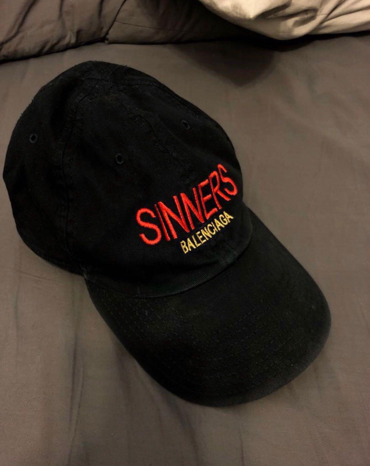 sinners balenciaga hat