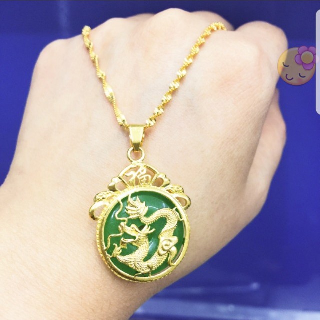 korean jade necklace