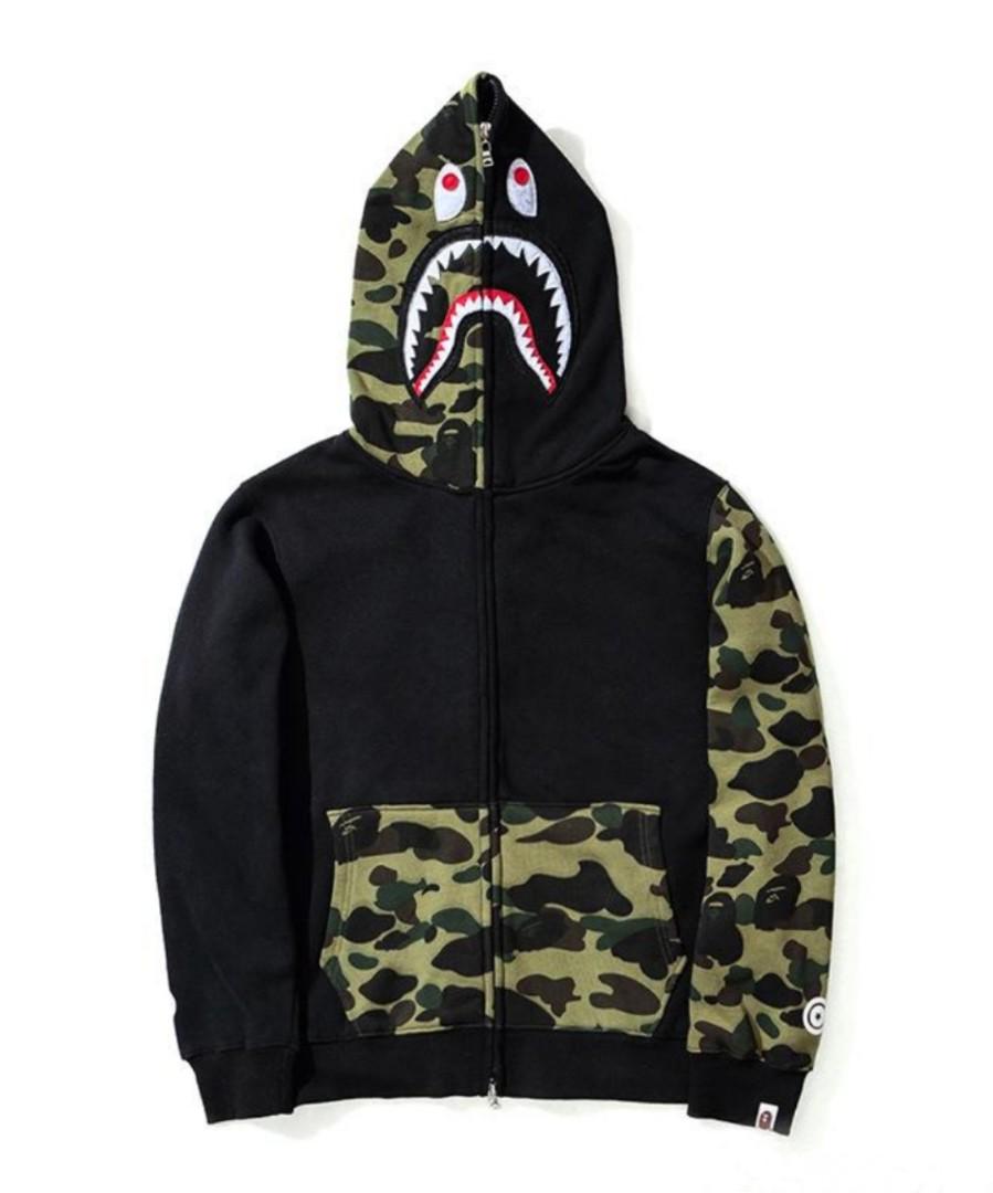 Bape shark hoodie nederland clearance