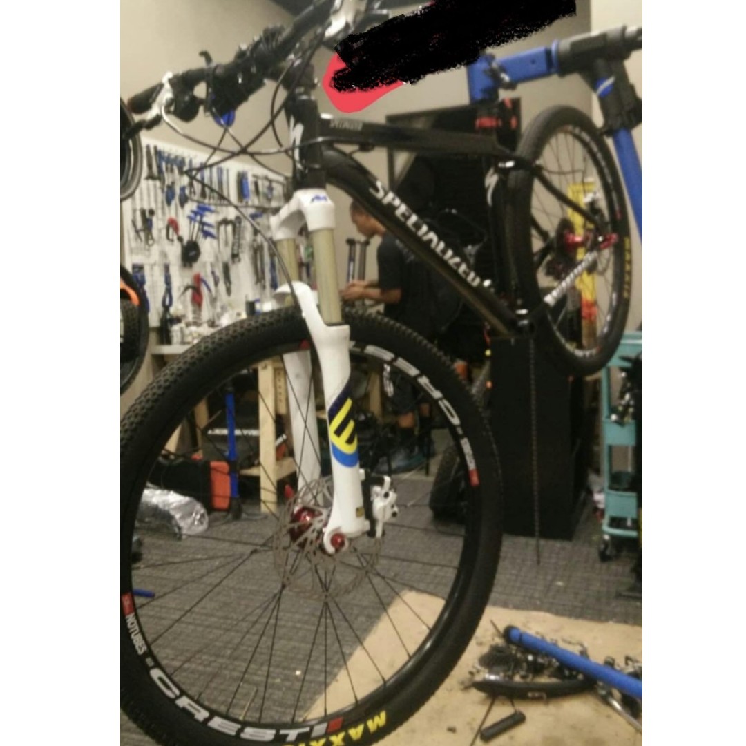 Barang MTB untuk dijual airfork wheelset groupset dan lain2