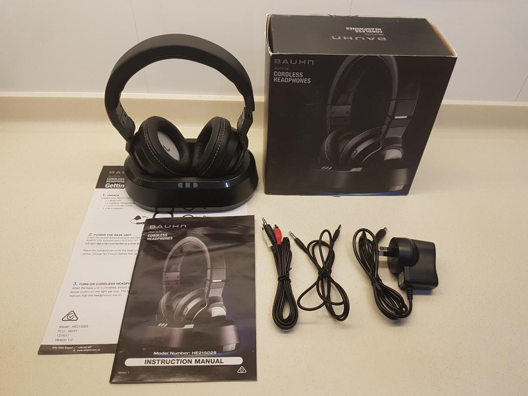 Bauhn cordless headphones manual cheap