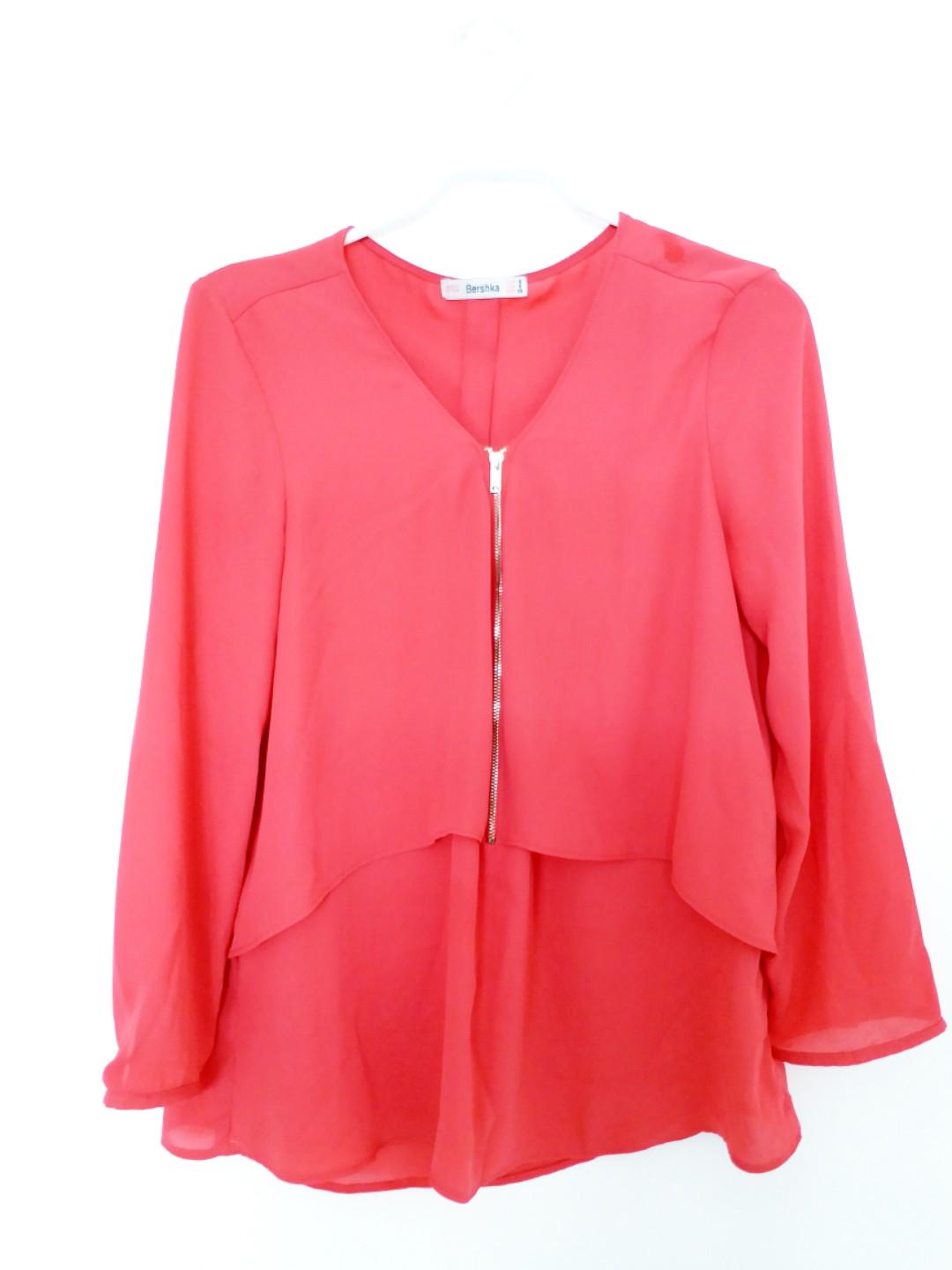 flowy long sleeve blouse