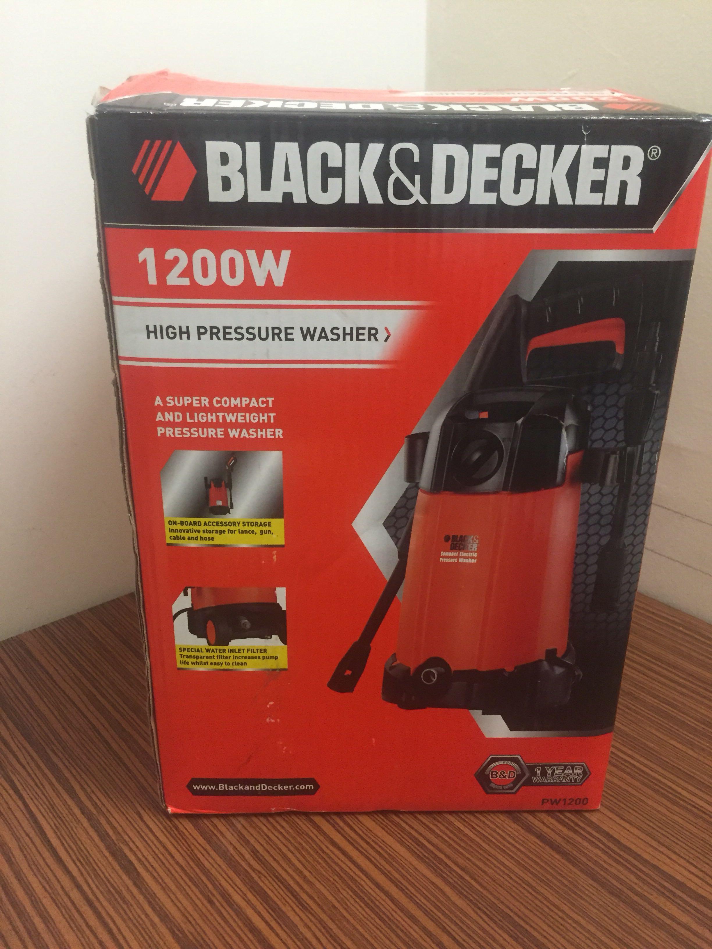 Black Decker Water Jet High Pressure Kitchen Appliances On Carousell