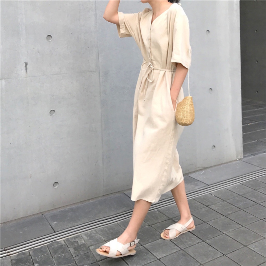 Korean style loose dress Outlet