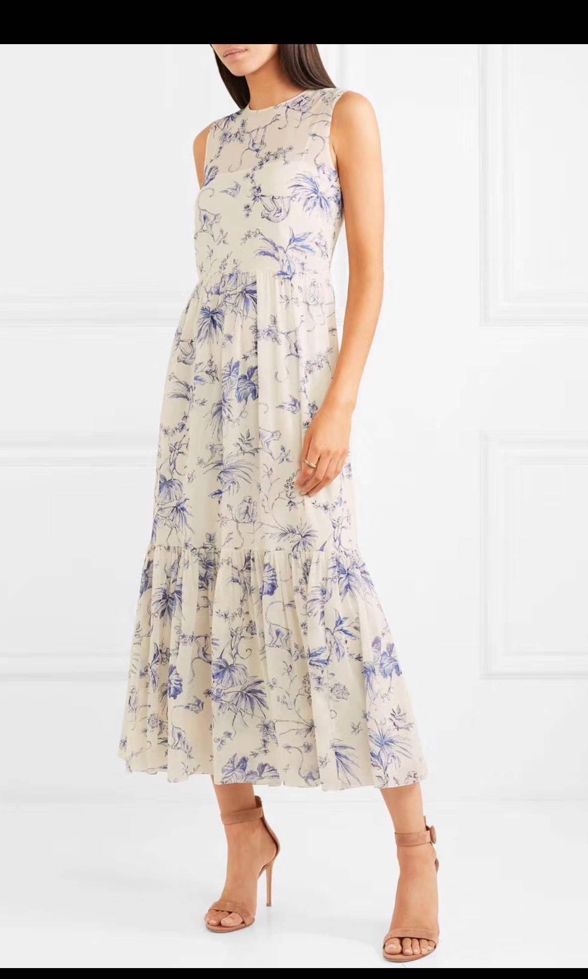 Red valentino silk dress cheap