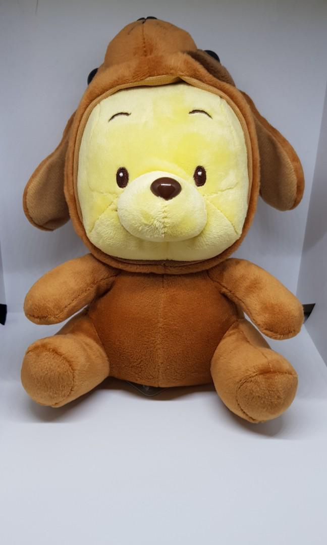 pooh bear dog toy
