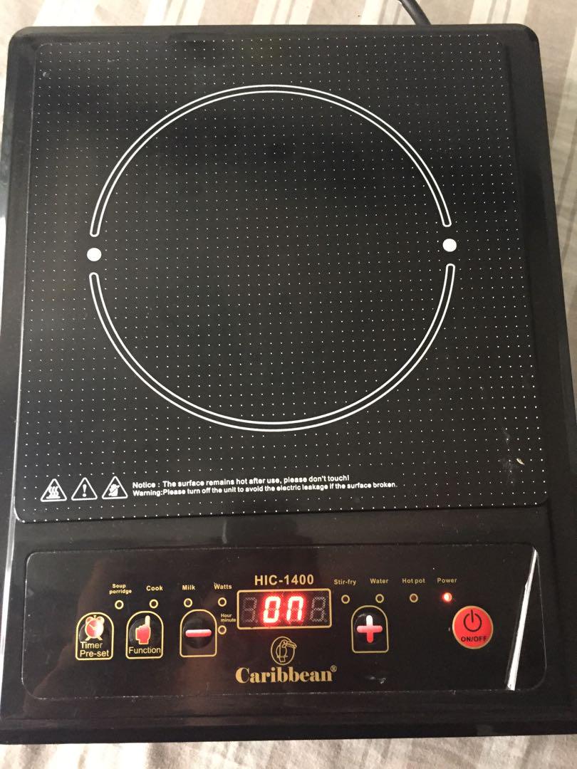 Caribbean Induction Cooker, TV & Home Appliances, Kitchen Appliances