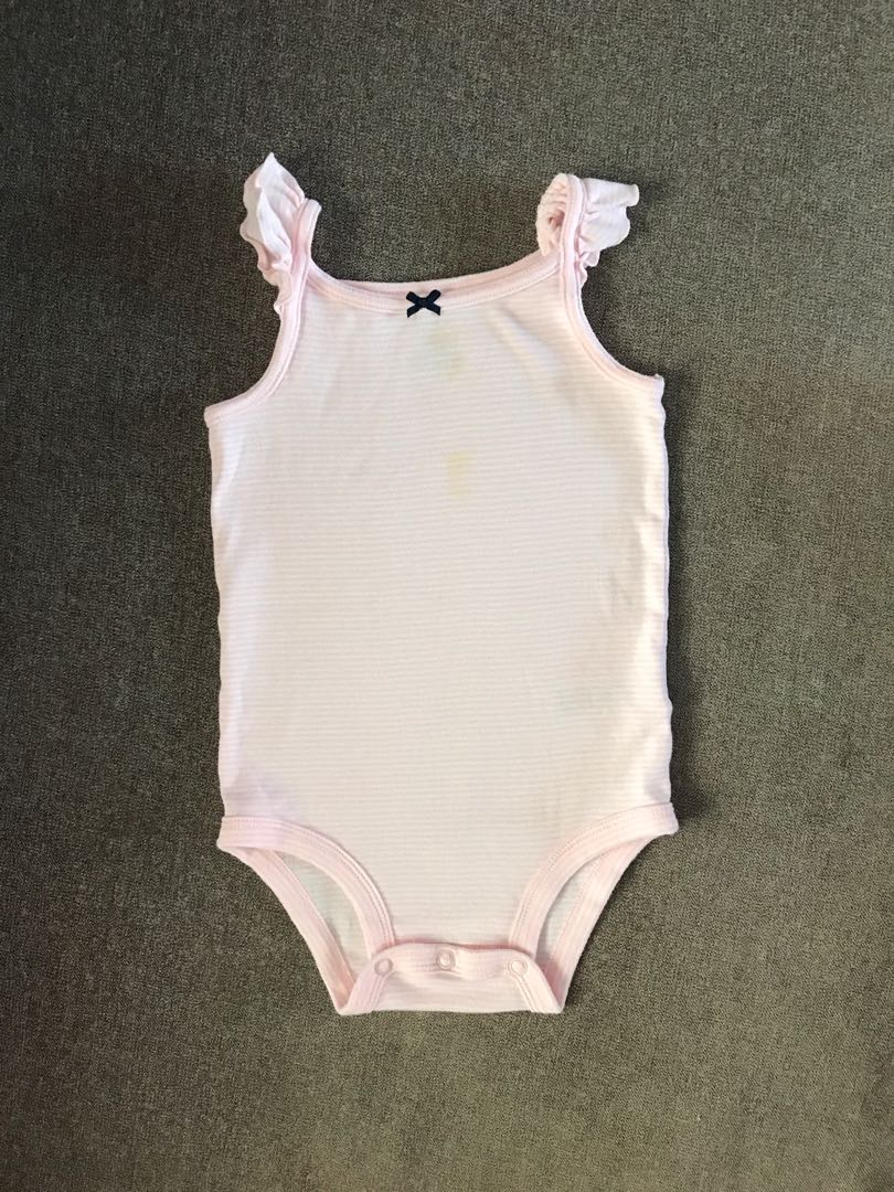 baby girl sleeveless romper