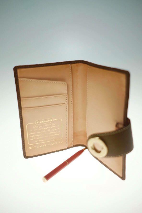 Coach Passport Holder with Coach Pen (Category: Wallets & Card holders) located in Quezon City. Submitted by kimsmedrano (Listing ID 185487035, Image 2). Description: Brand: COACH Design: PASSPORT HOLDER With Coach pen Condition: Used 8/10 refer to the photos posted Color: Coach mono Mode of payment: CASH 💵💵💵 ON DELIVERY within METRO manila (Grab Express rate)🛵🛵🛵 BANK DEPOSIT: 🏦🏦🏦 BDO/BPI Money Remittance: 🏣🏣🏣 Western union/ Cebuana L