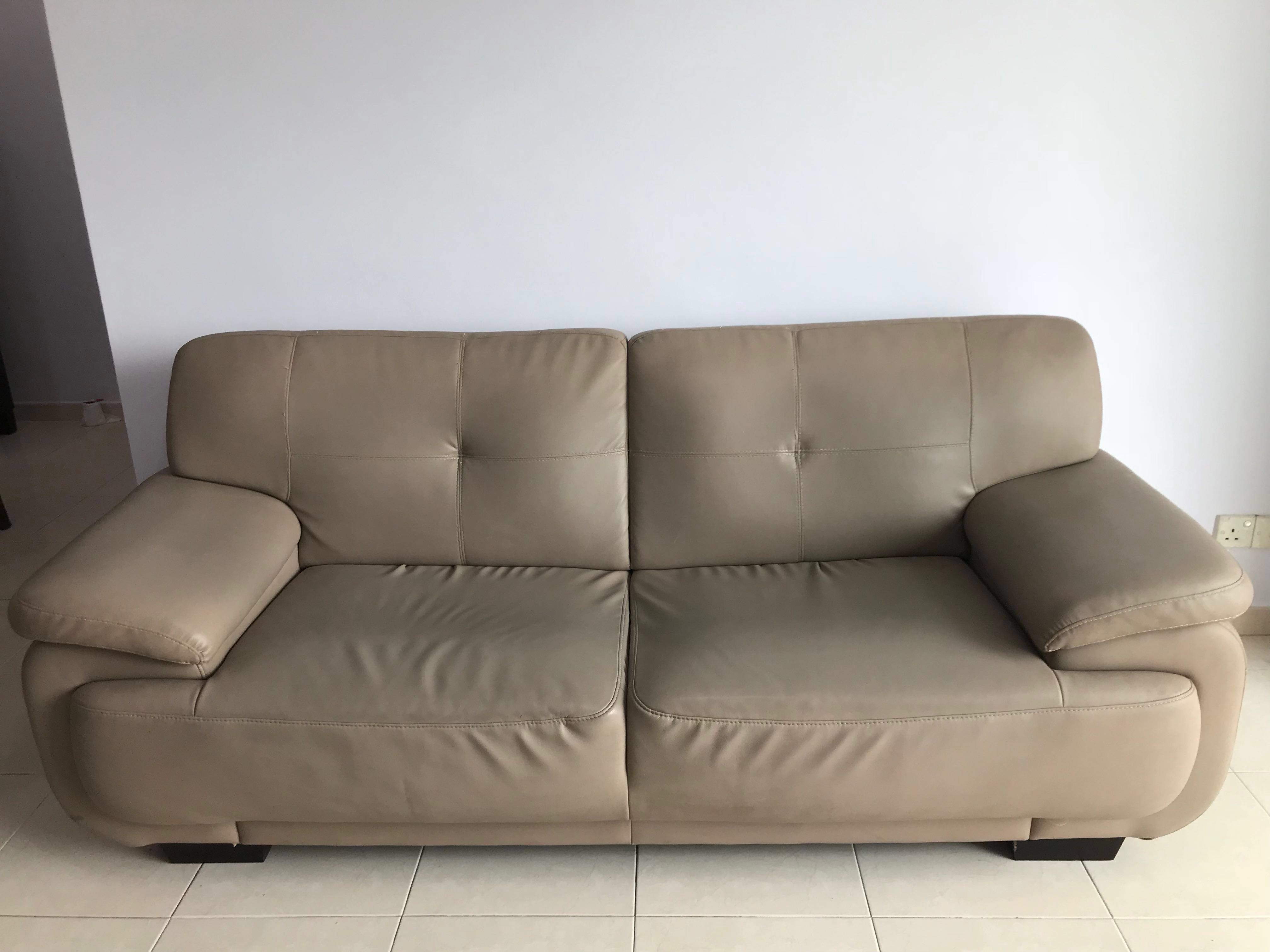 Courts 2 Seater Sofa Brown Beige
