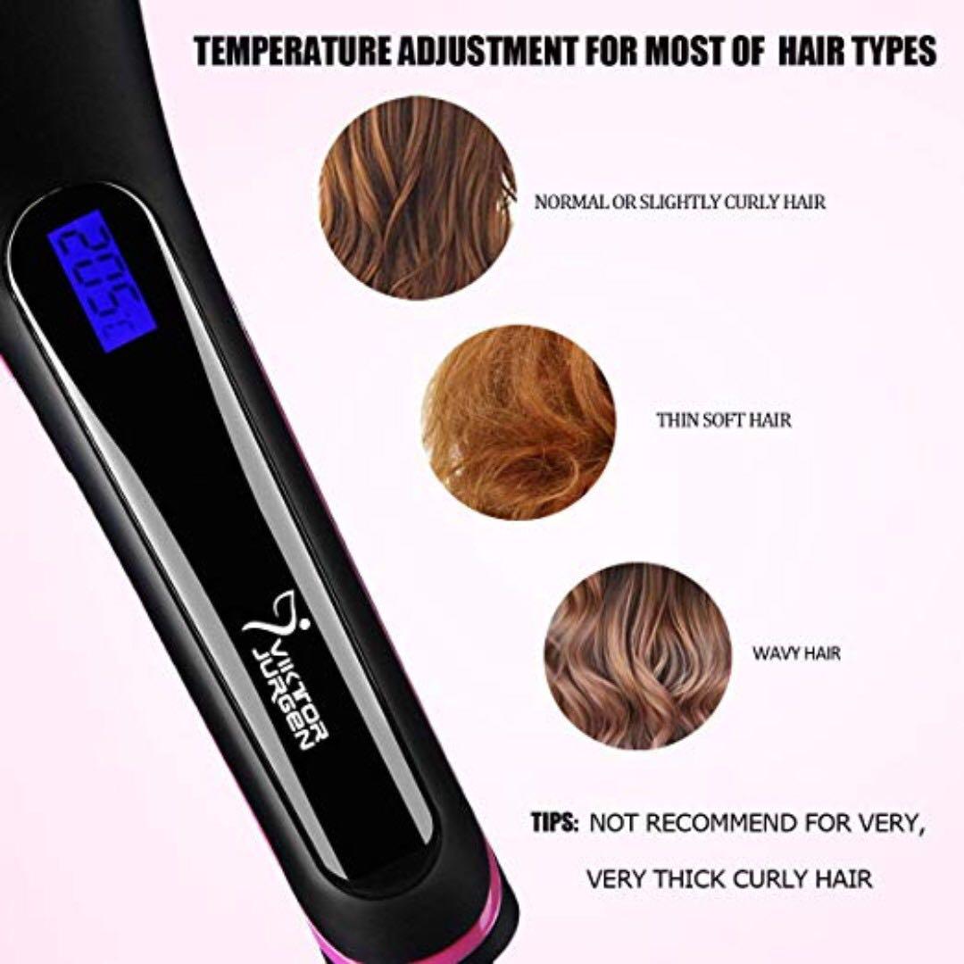 E29 VIKTOR JURGEN Hair Straightener Brush