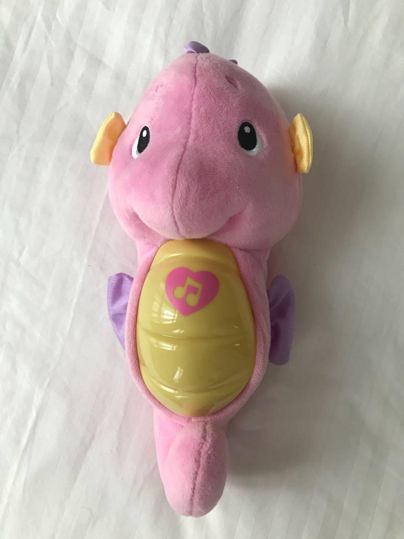 light up seahorse baby toy