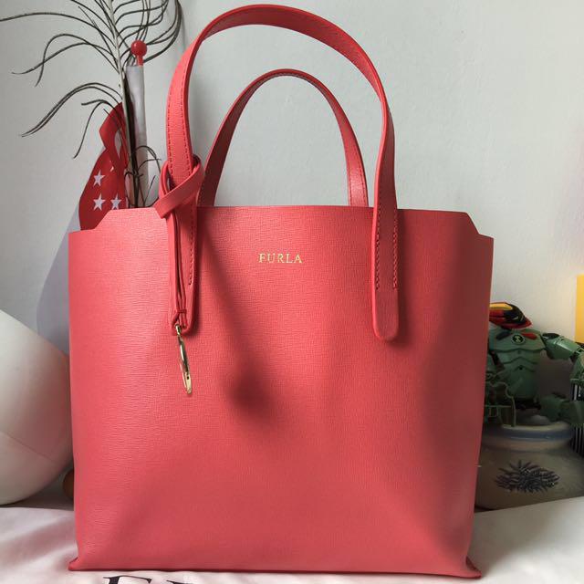 Furla Sally Tote Bag Small Size, Women's Fashion, Bags & Wallets, Tote Bags  on Carousell