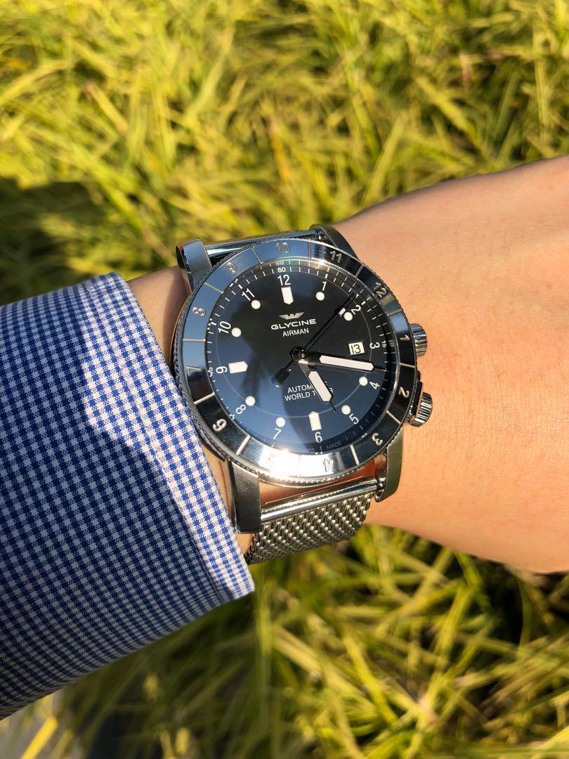 Glycine airman double twelve shop