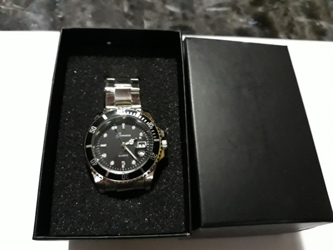 Gonewa Luxury Watch Black Sub 70 Mobile Phones Gadgets Wearables Smart Watches on Carousell
