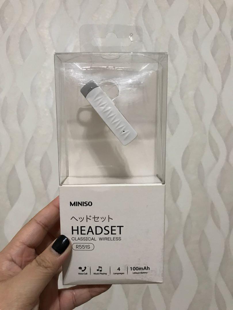 Handsfree Bluetooth Miniso R551s Elektronik Audio Di Carousell