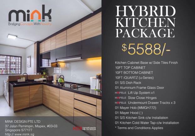 Hybrid Kitchen Package Furniture Shelves Drawers On Carousell