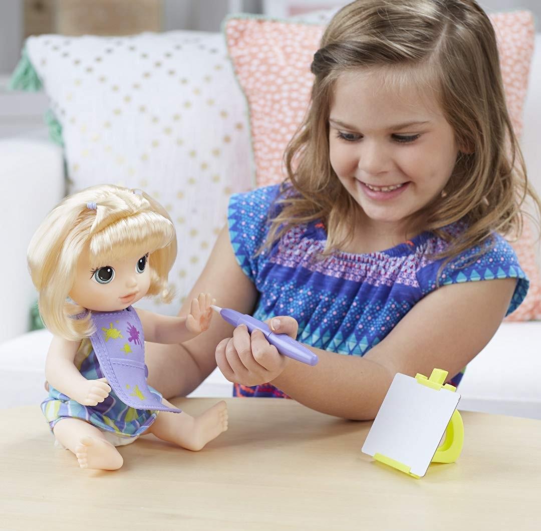 BN Baby Alive Finger Paint Baby Doll Toy Play Set with Accessories