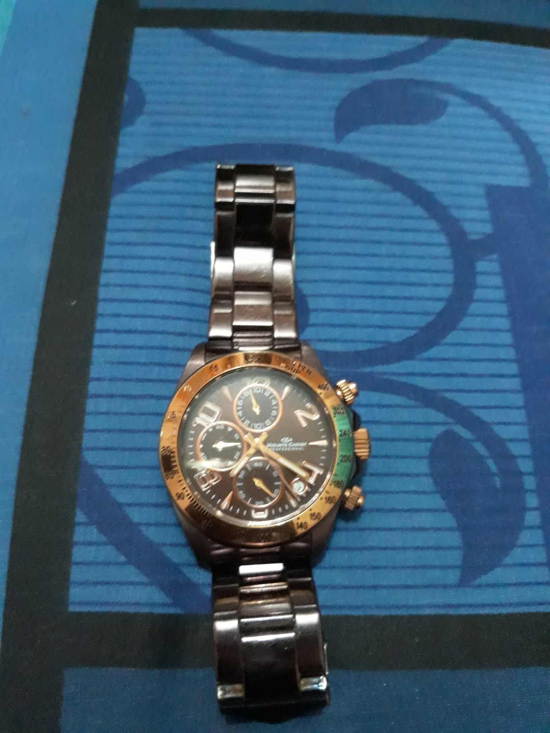 Jam tangan mounte christ chronograph new arrivals