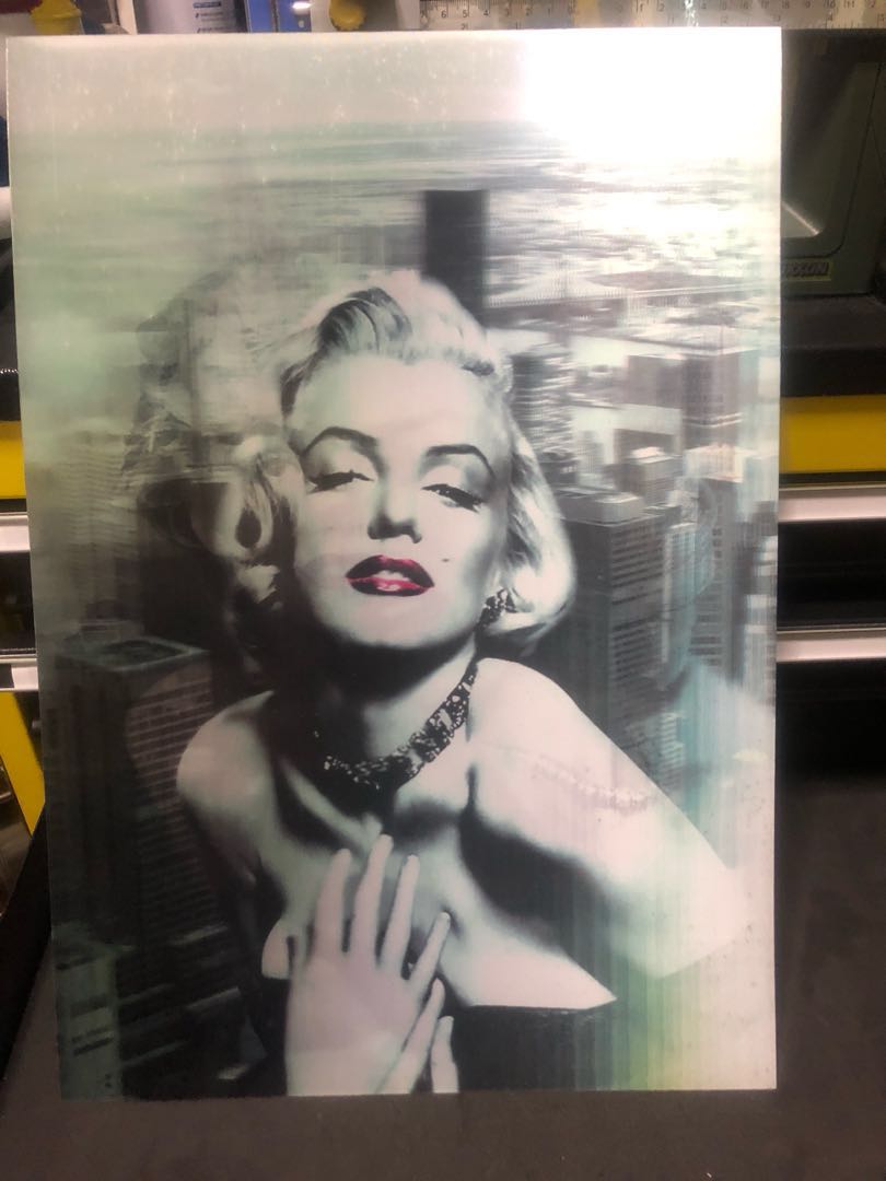 Marilyn Monroe holographic poster 50cm x 35cm, Hobbies & Toys ...