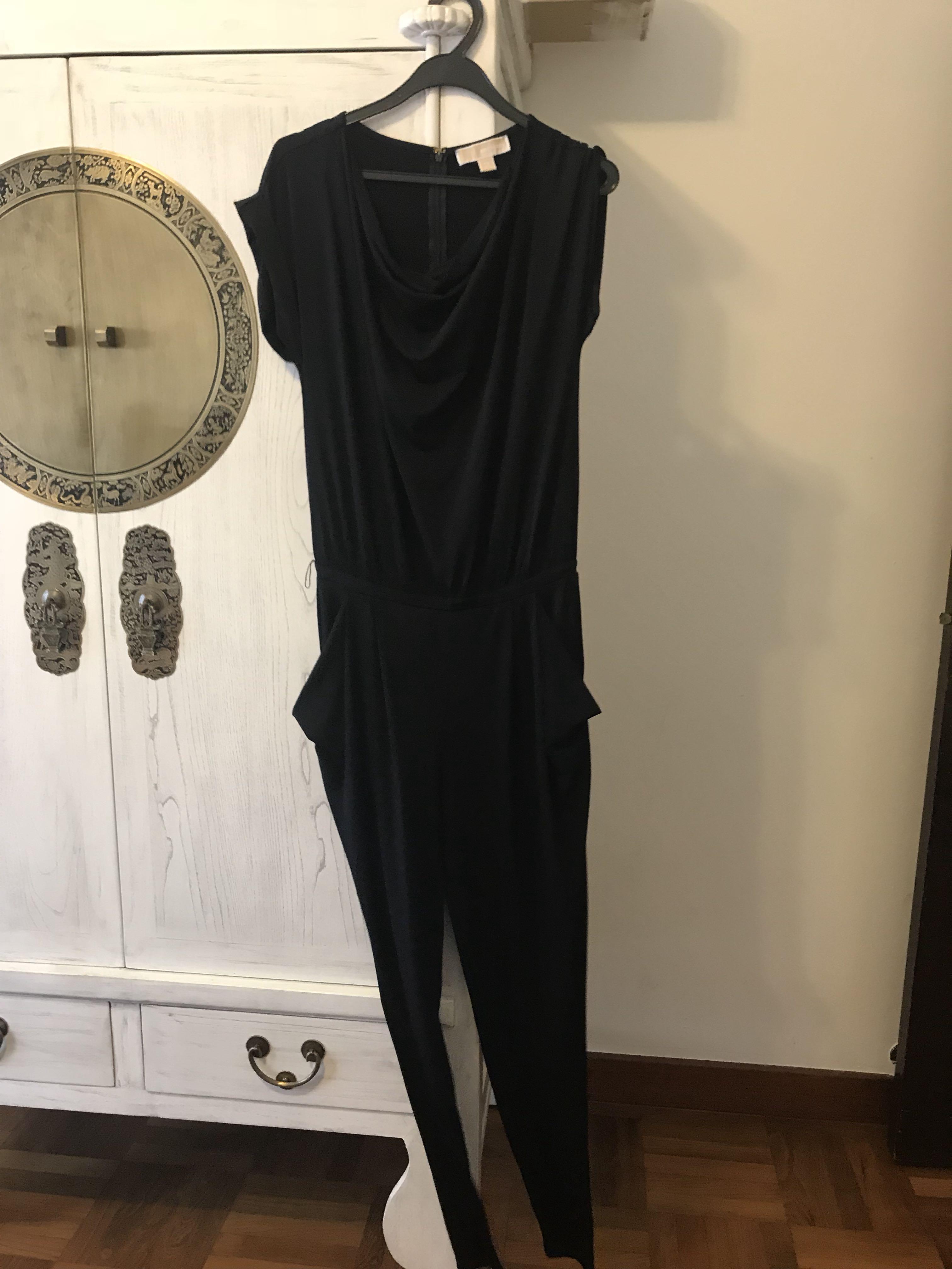 michael kors navy jumpsuit