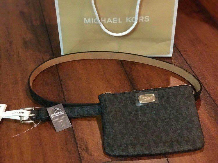 Mk hot sale belt wallet