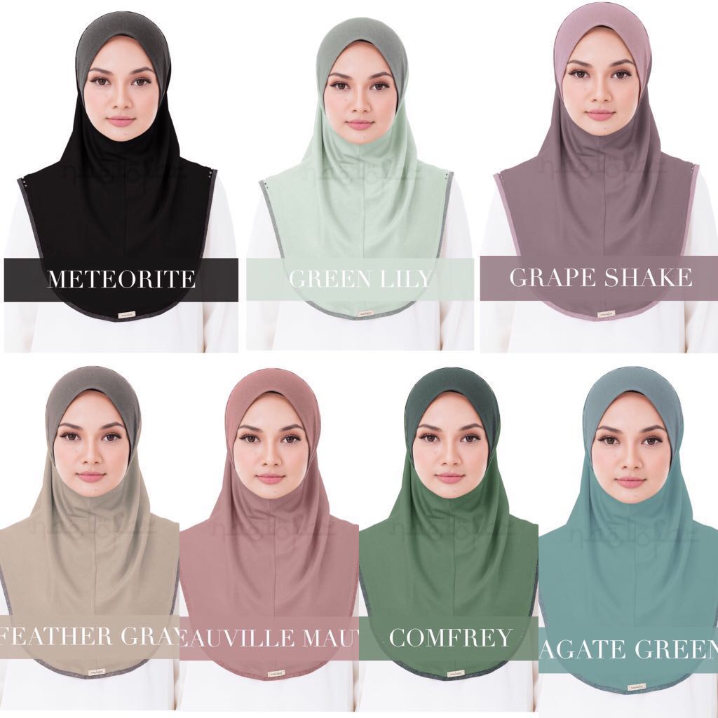 Naelofar Bliss Instant, Women's Fashion, Muslimah Fashion on Carousell