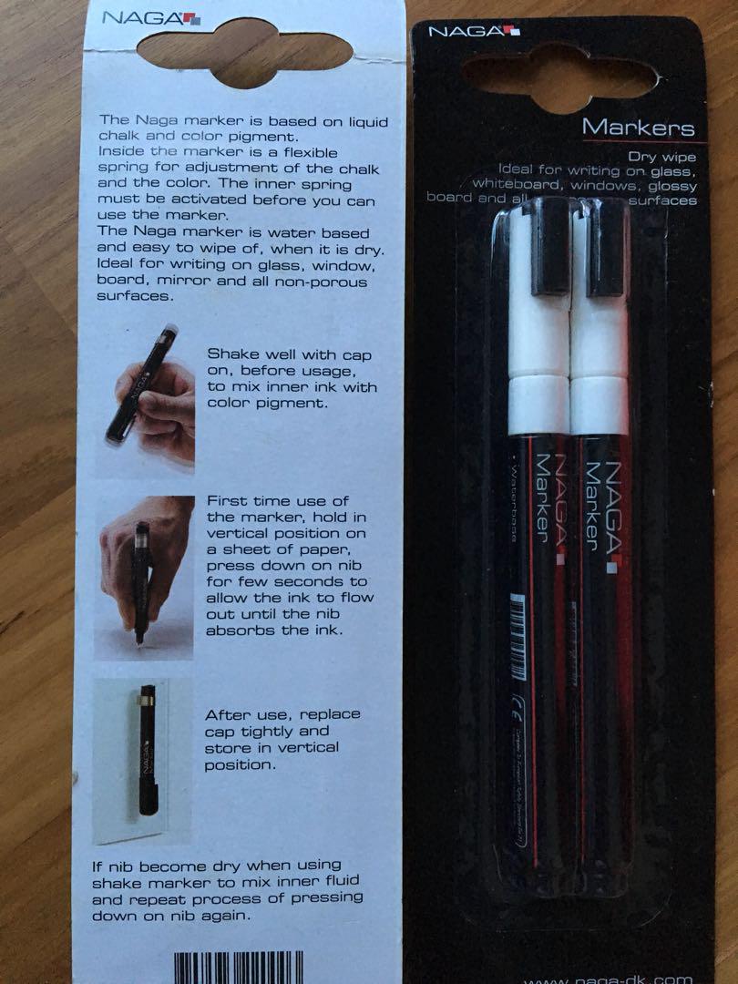 NAGA marker pens, Hobbies & & Craft, Craft Supplies & on Carousell