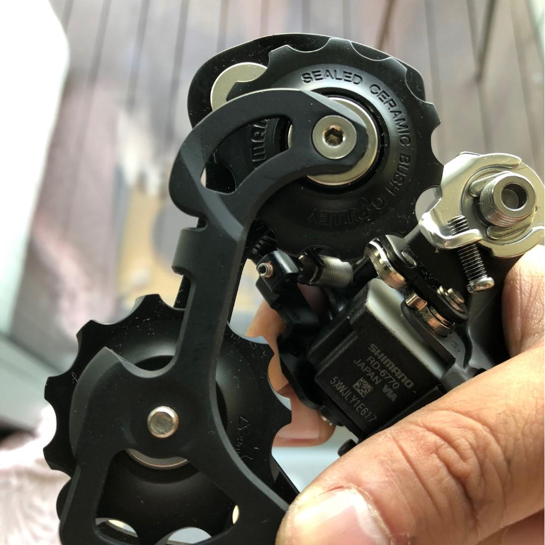 Ultegra 6770 rear derailleur clearance