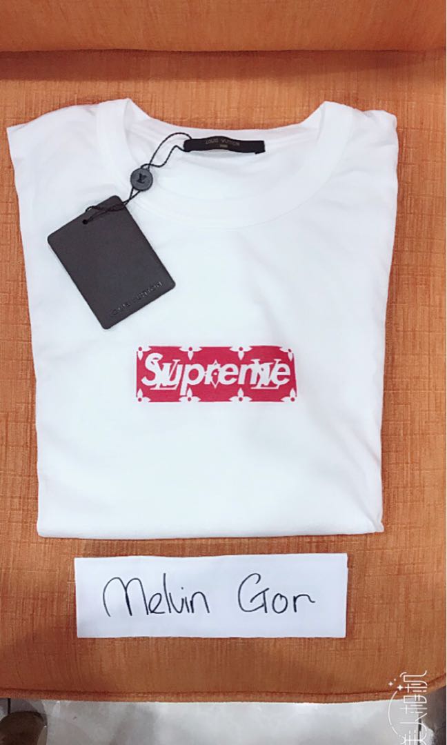 Supreme (SLEEVES REMOVED) Supreme x Louis Vuitton Box Logo T-Shirt