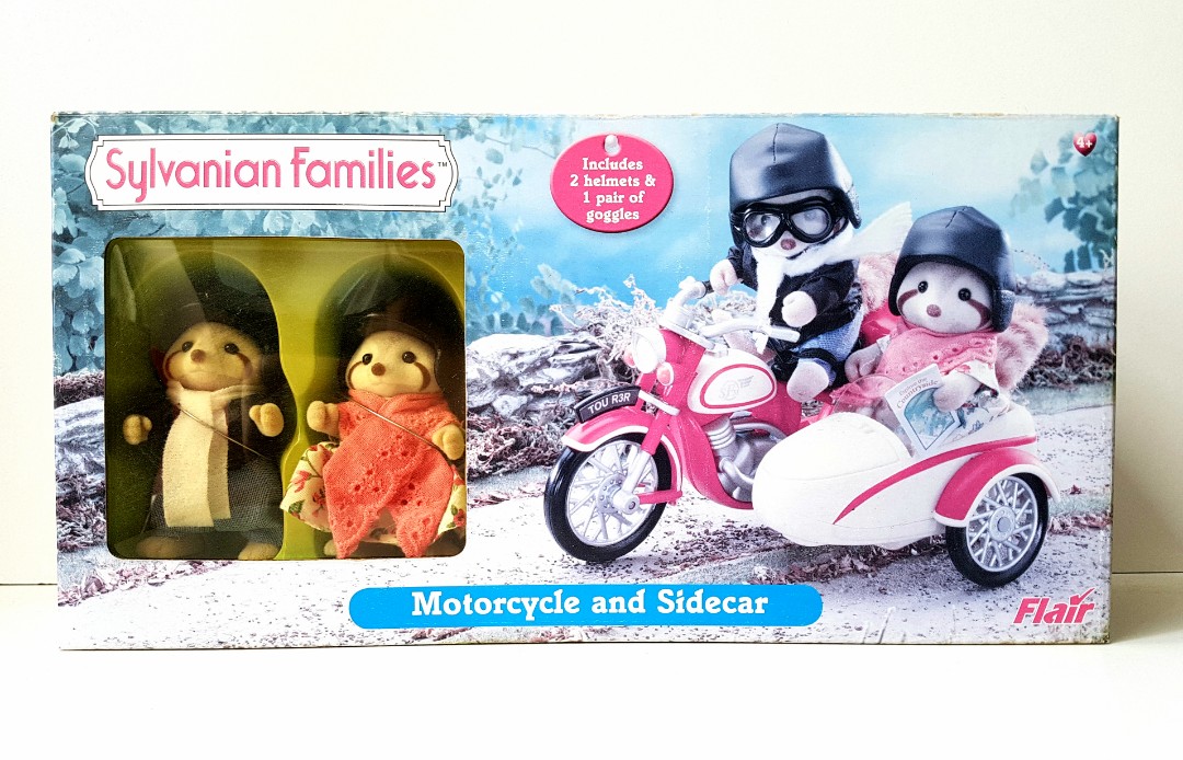sylvanian motorcycle and sidecar