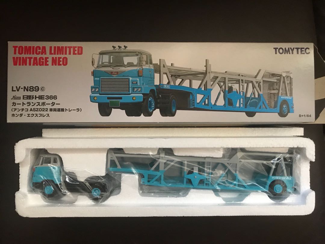 TOMICA LIMITED VINTAGE NEO LV-N89 日野HE366, 興趣及遊戲, 玩具