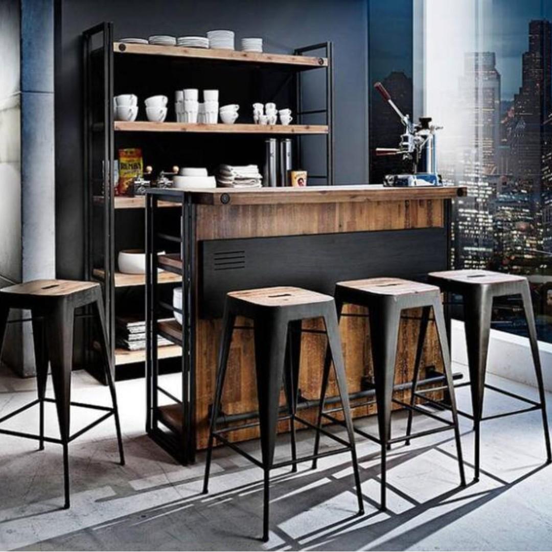 Tsbt 008 Po Kitchen Island High Bar Table Bar Stool Chair Furniture Tables Chairs On Carousell
