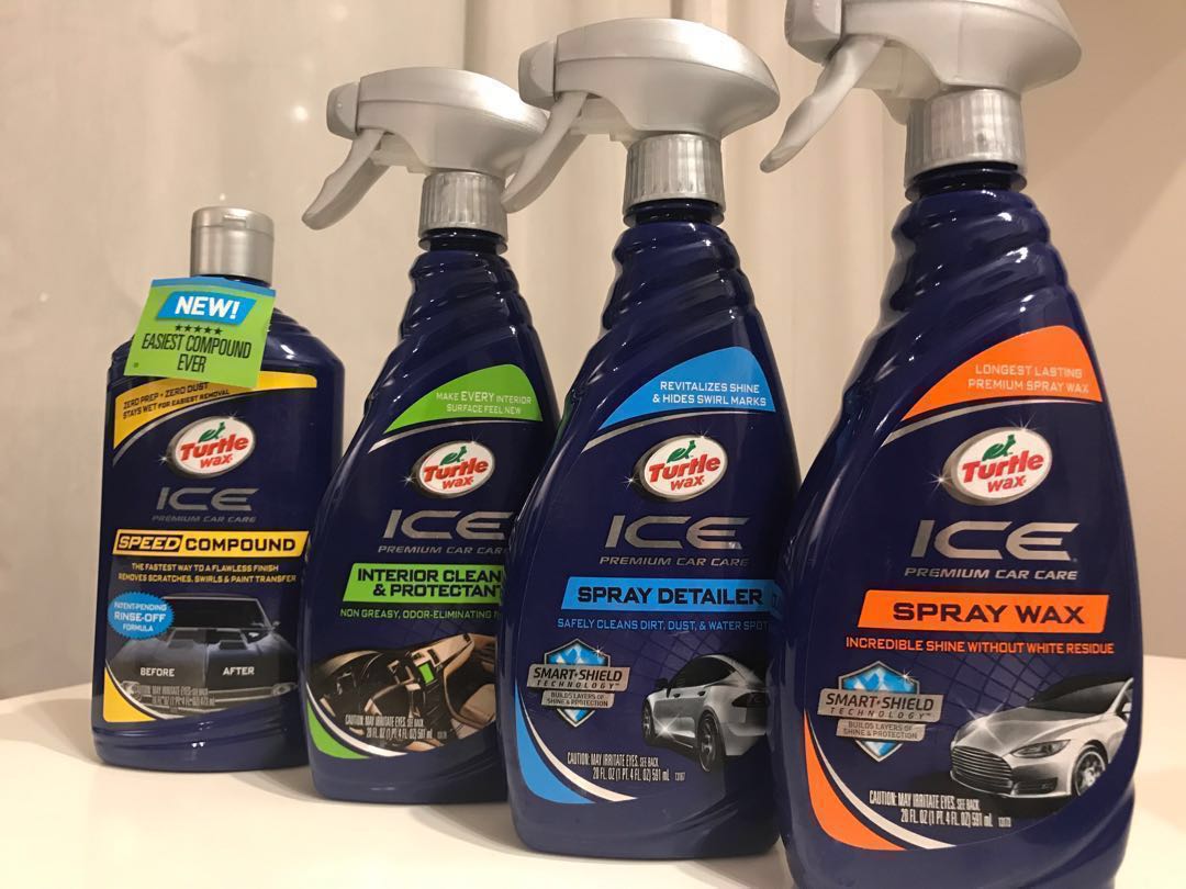 Turtle Wax complete ICE Premium car care kit, 8 piece, Car Accessories