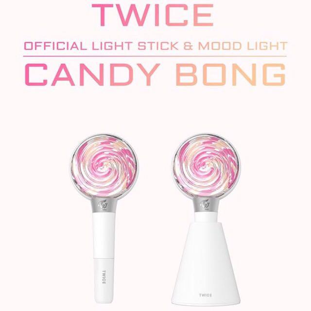 TWICE CANDY BONG OFFICIAL LIGHTSTICK, Hobbies & Toys, Memorabilia