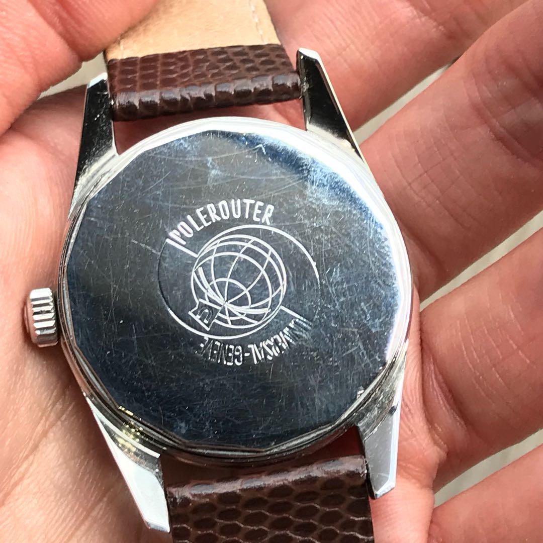 Universal Geneve Polerouter Date 218-2 Microrotor Automatic Watch ...