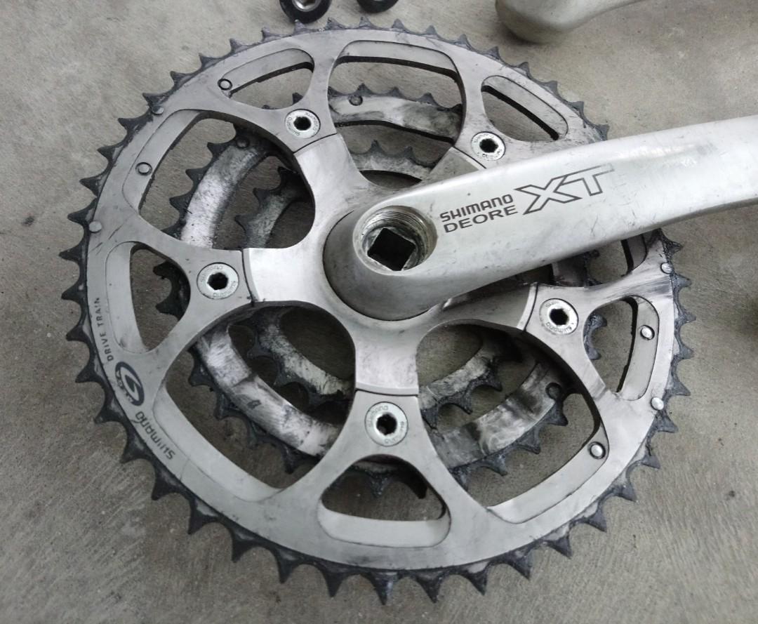 vintage shimano crankset