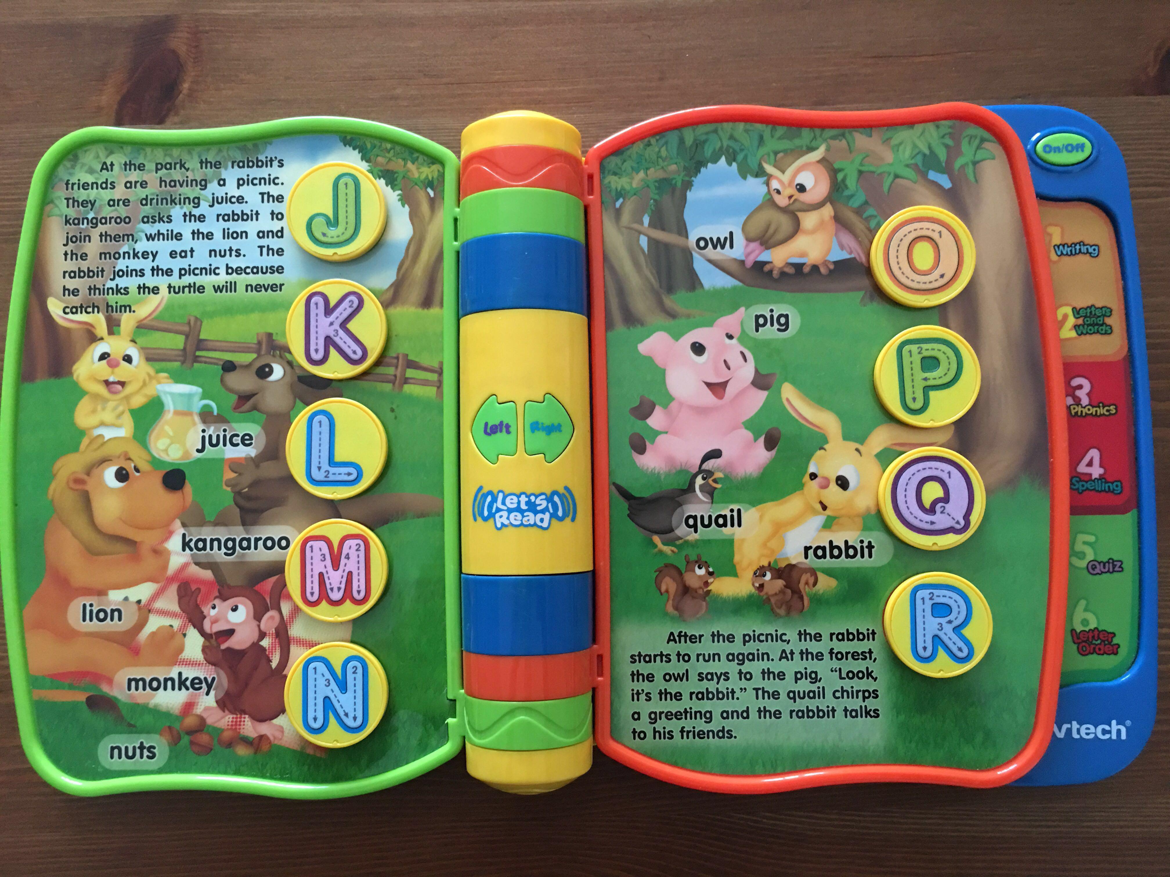 vtech write and learn letter book