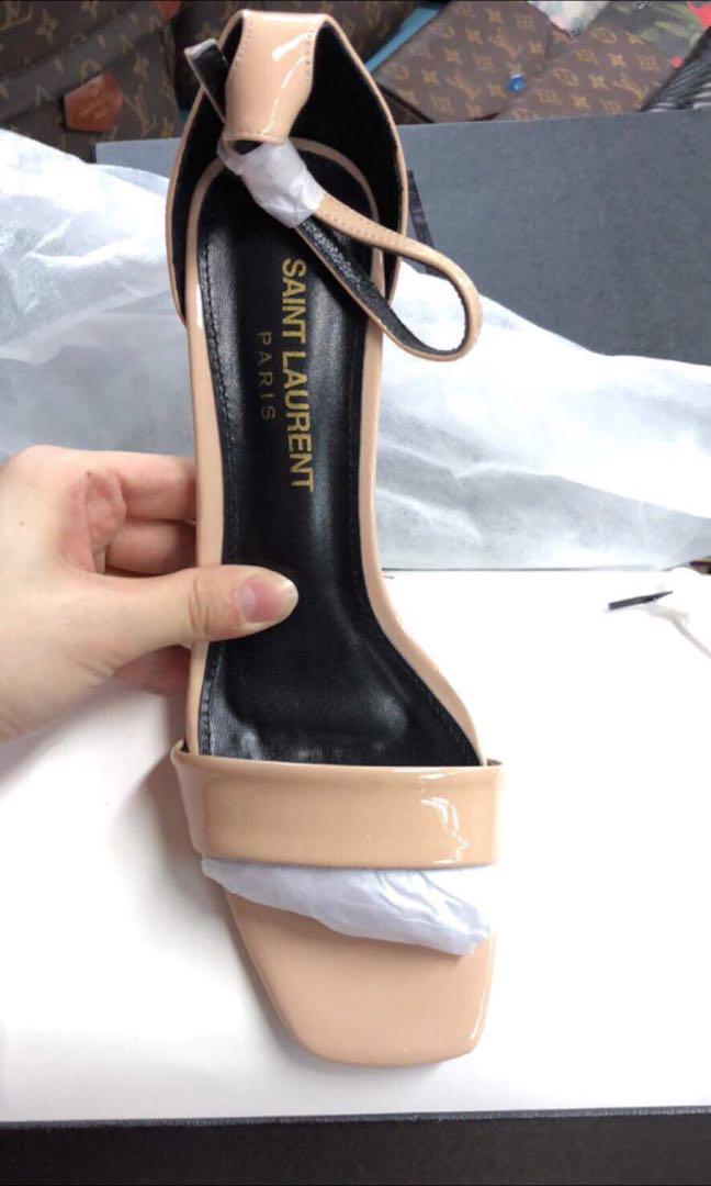 ysl chunky heel