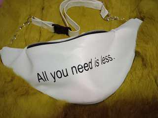 Waist bag white