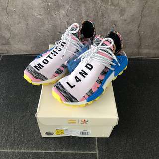9US ADIDAS PHARRELL SOLAR HU NMD MOTHER (PINK)