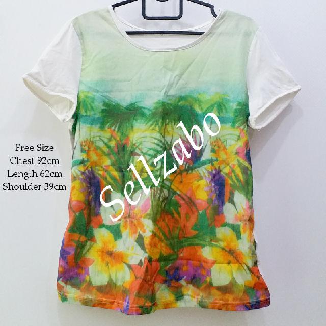 chiffon tee