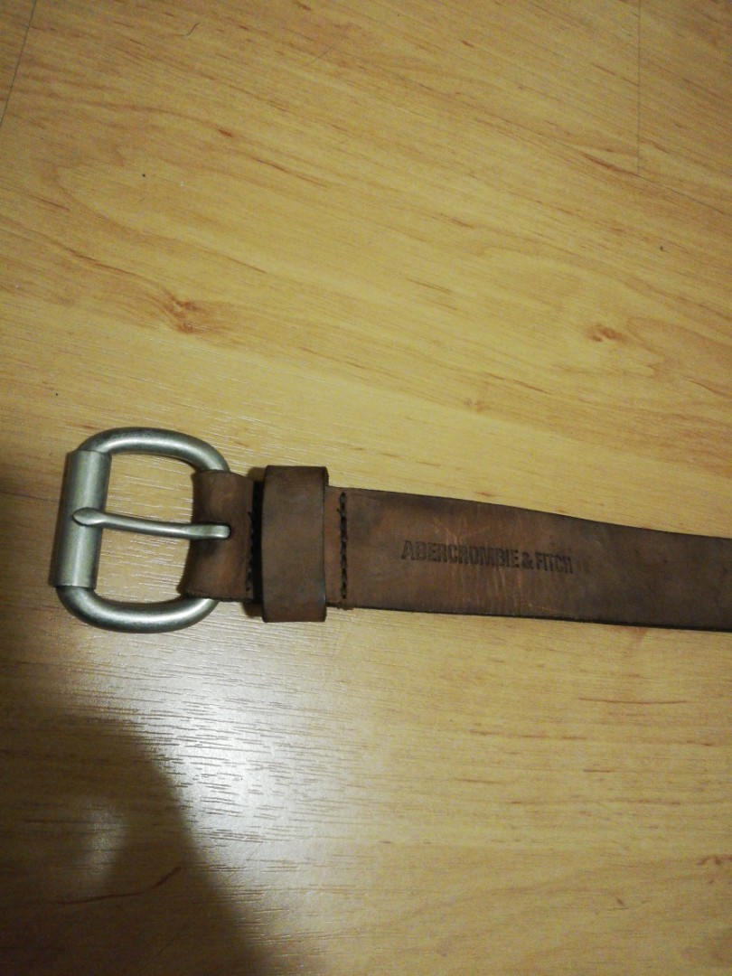 abercrombie leather belt